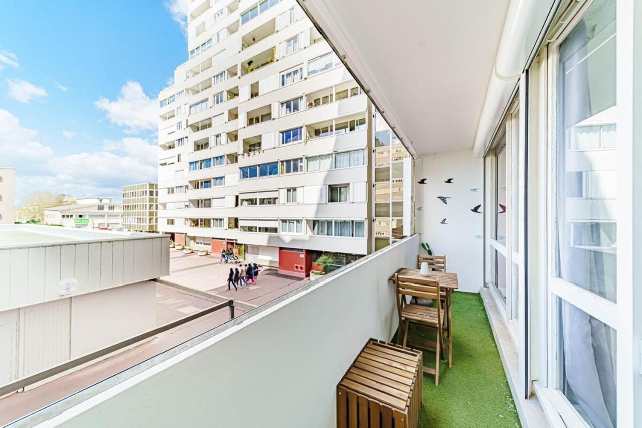 Atypical Apartment With Balcony & Interior Stairs Villeurbanne Exteriör bild